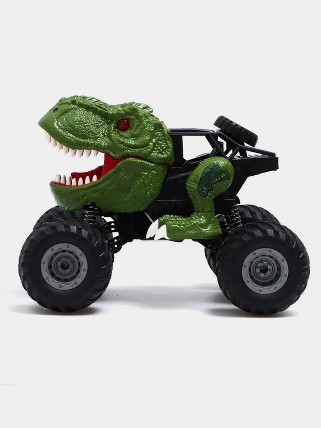 Джип радиоуправляемый DINO, свет и звук, дым, работает от аккумулятора