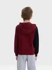 Бордовый свитшот Bonito kids, толстовка для мальчика, с капюшоном
