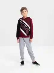 Бордовый свитшот Bonito kids, толстовка для мальчика, с капюшоном