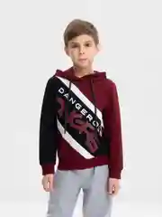 Бордовый свитшот Bonito kids, толстовка для мальчика, с капюшоном