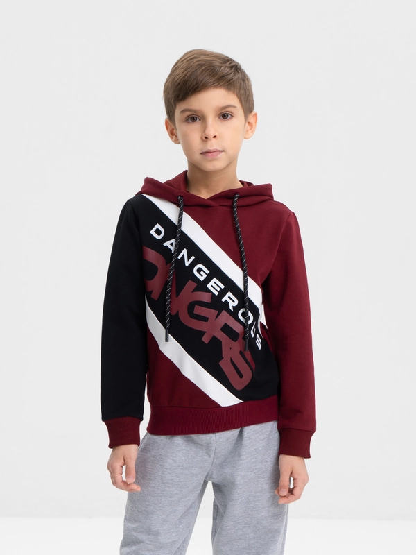 Свитшот Bonito kids, толстовка для мальчика, с капюшоном