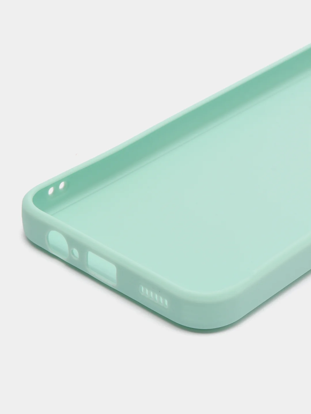 Мятный силиконовый чехол для Samsung Galaxy A14 (Самсунг A14)