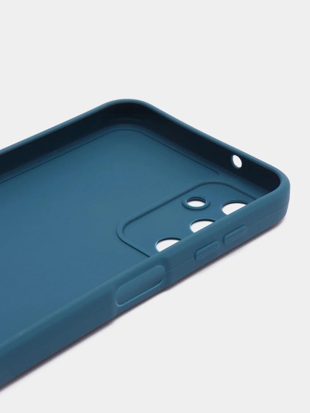Синий силиконовый чехол для Samsung Galaxy A14 (Самсунг A14)