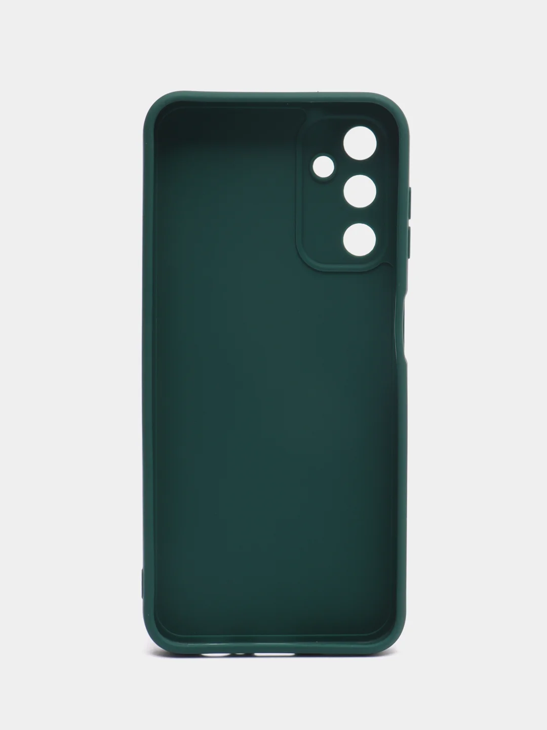 Тёмно-зелёный силиконовый чехол для Samsung Galaxy A14 (Самсунг A14)