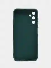 Тёмно-зелёный силиконовый чехол для Samsung Galaxy A14 (Самсунг A14)