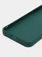 Тёмно-зелёный силиконовый чехол для Samsung Galaxy A14 (Самсунг A14)