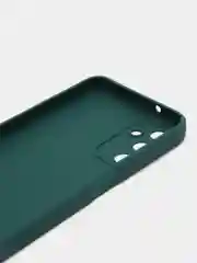 Тёмно-зелёный силиконовый чехол для Samsung Galaxy A14 (Самсунг A14)