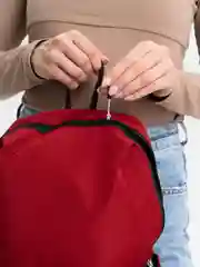 Бордовый рюкзак унисекс