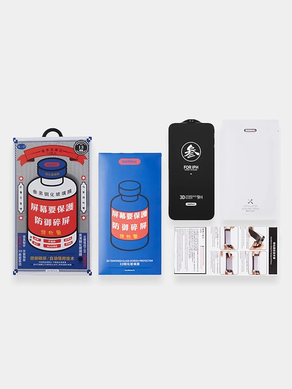 Защитное стекло Remax GL-27 для iPhone X, XS, XR, 11, 12, 13, 14, 15, Pro Max, 14 Plus