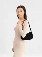 Черный сумка женская с цепочкой