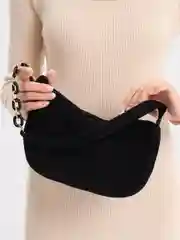 Черный сумка женская с цепочкой