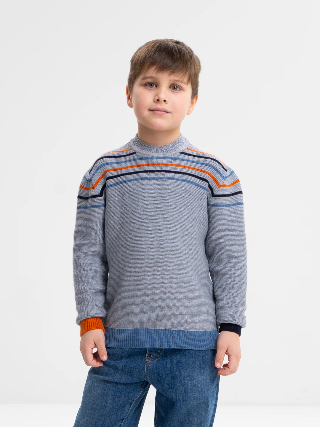 Серый джемпер для мальчика Bonito kids