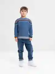 Индиго джемпер для мальчика Bonito kids