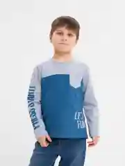 Серый меланж свитшот для мальчика Bonito kids