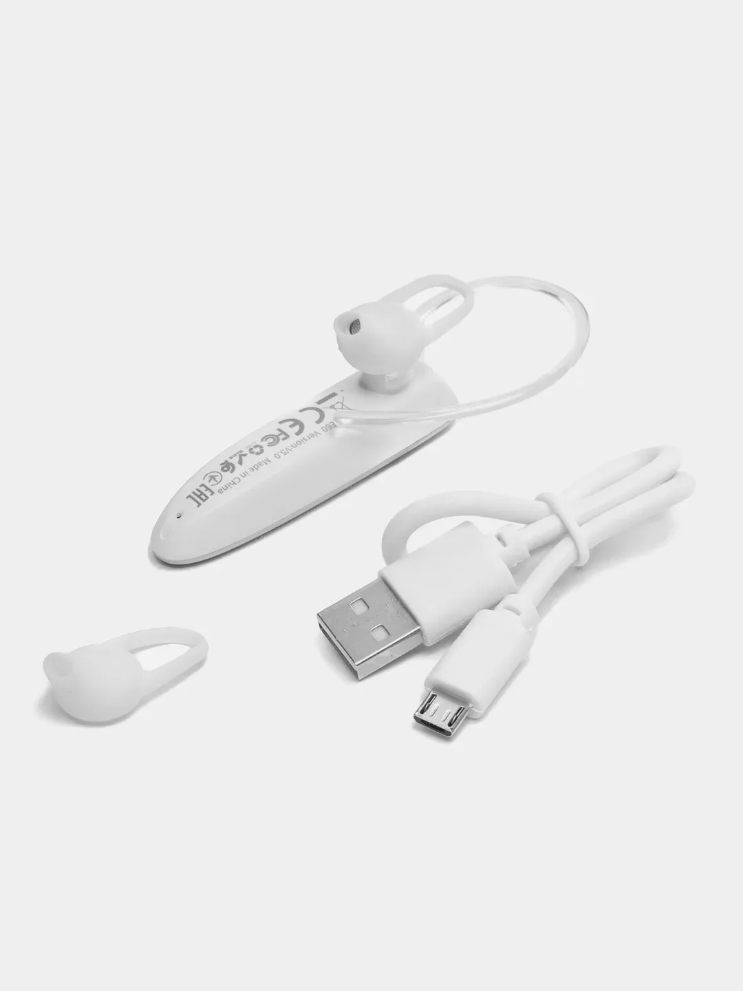 Белый беспроводная Bluetooth-гарнитура Hoco E60