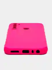 Тёмно-розовый чехол Xiaomi Redmi Note 8T, Сяоми Редми Нот 8Т силиконовый, с закрытым низом