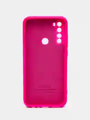 Тёмно-розовый чехол Xiaomi Redmi Note 8T, Сяоми Редми Нот 8Т силиконовый, с закрытым низом