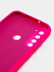 Тёмно-розовый чехол Xiaomi Redmi Note 8T, Сяоми Редми Нот 8Т силиконовый, с закрытым низом