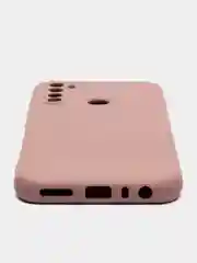Пудровый чехол Xiaomi Redmi Note 8T, Сяоми Редми Нот 8Т силиконовый, с закрытым низом