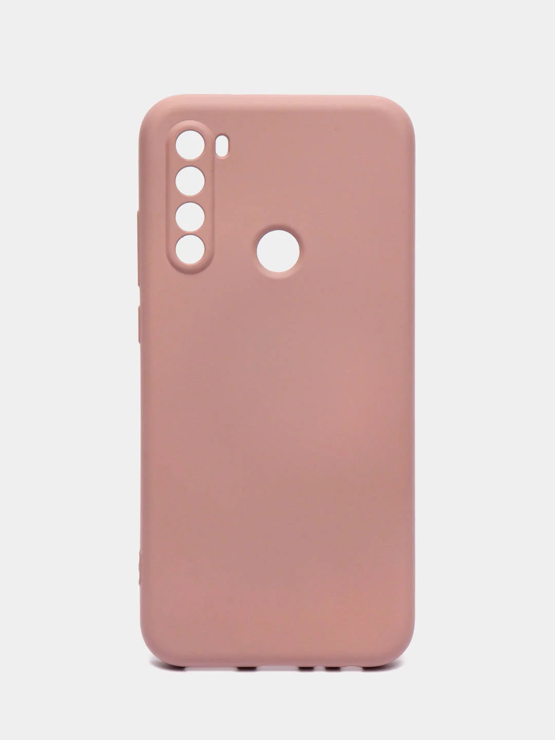 Пудровый чехол Xiaomi Redmi Note 8T, Сяоми Редми Нот 8Т силиконовый, с закрытым низом