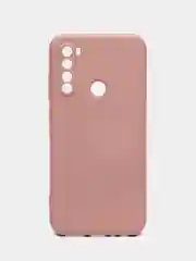Пудровый чехол Xiaomi Redmi Note 8T, Сяоми Редми Нот 8Т силиконовый, с закрытым низом