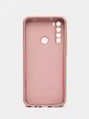 Пудровый чехол Xiaomi Redmi Note 8T, Сяоми Редми Нот 8Т силиконовый, с закрытым низом