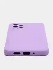 Лавандовый чехол силиконовый для Samsung Galaxy A73 (Самсунг Галакси А73), 5G