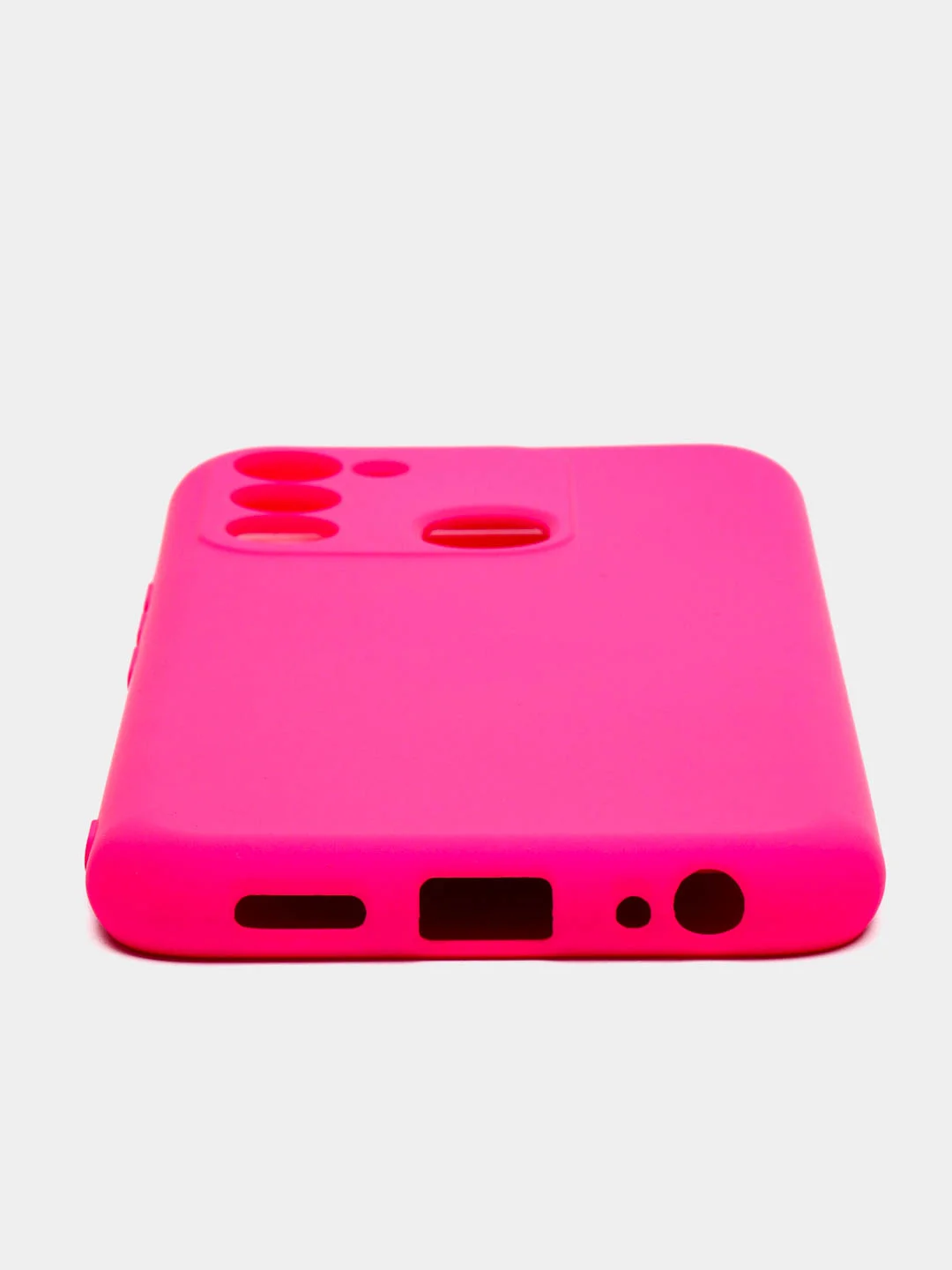 Фуксия чехол для Tecno Spark GO 2022 / Tecno Spark 8C, силиконовый