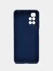 Синий чехол Xiaomi Redmi 10, Сяоми Редми 10 силиконовый, цветной, матовый