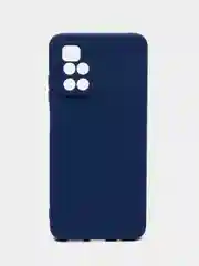 Синий чехол Xiaomi Redmi 10, Сяоми Редми 10 силиконовый, цветной, матовый