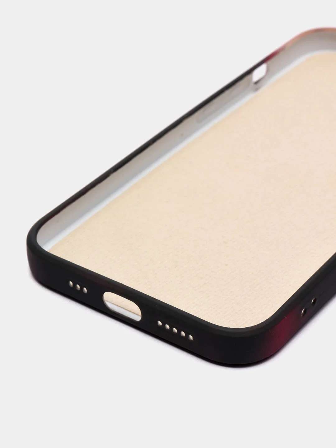 Бордовый чехол iPhone 13, 13 Pro, 13 Pro Max, силиконовый, с мягким подкладом