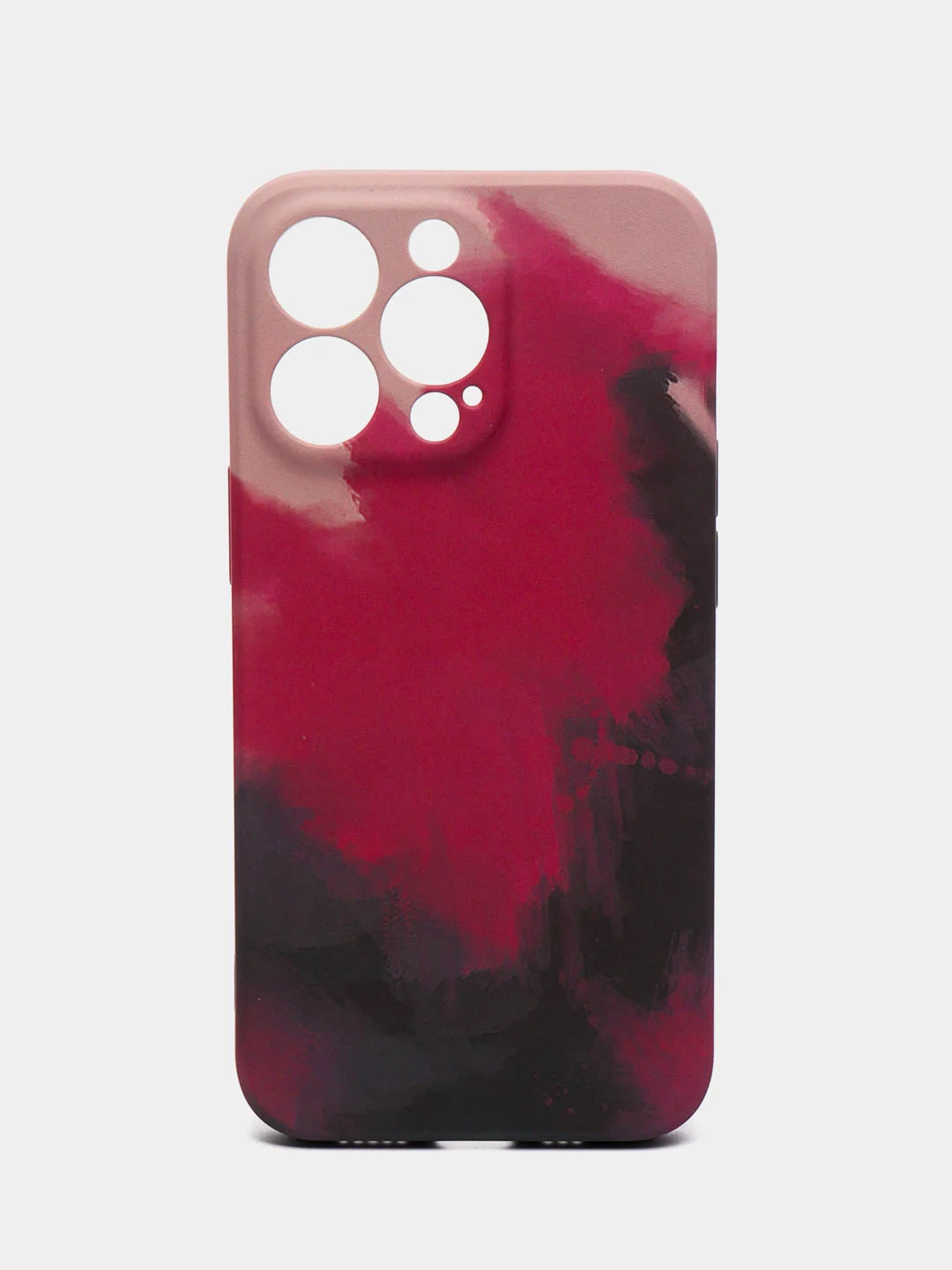 Бордовый чехол iPhone 13, 13 Pro, 13 Pro Max, силиконовый, с мягким подкладом