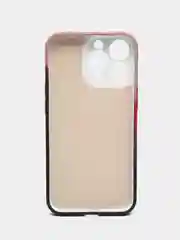 Бордовый чехол iPhone 13, 13 Pro, 13 Pro Max, силиконовый, с мягким подкладом