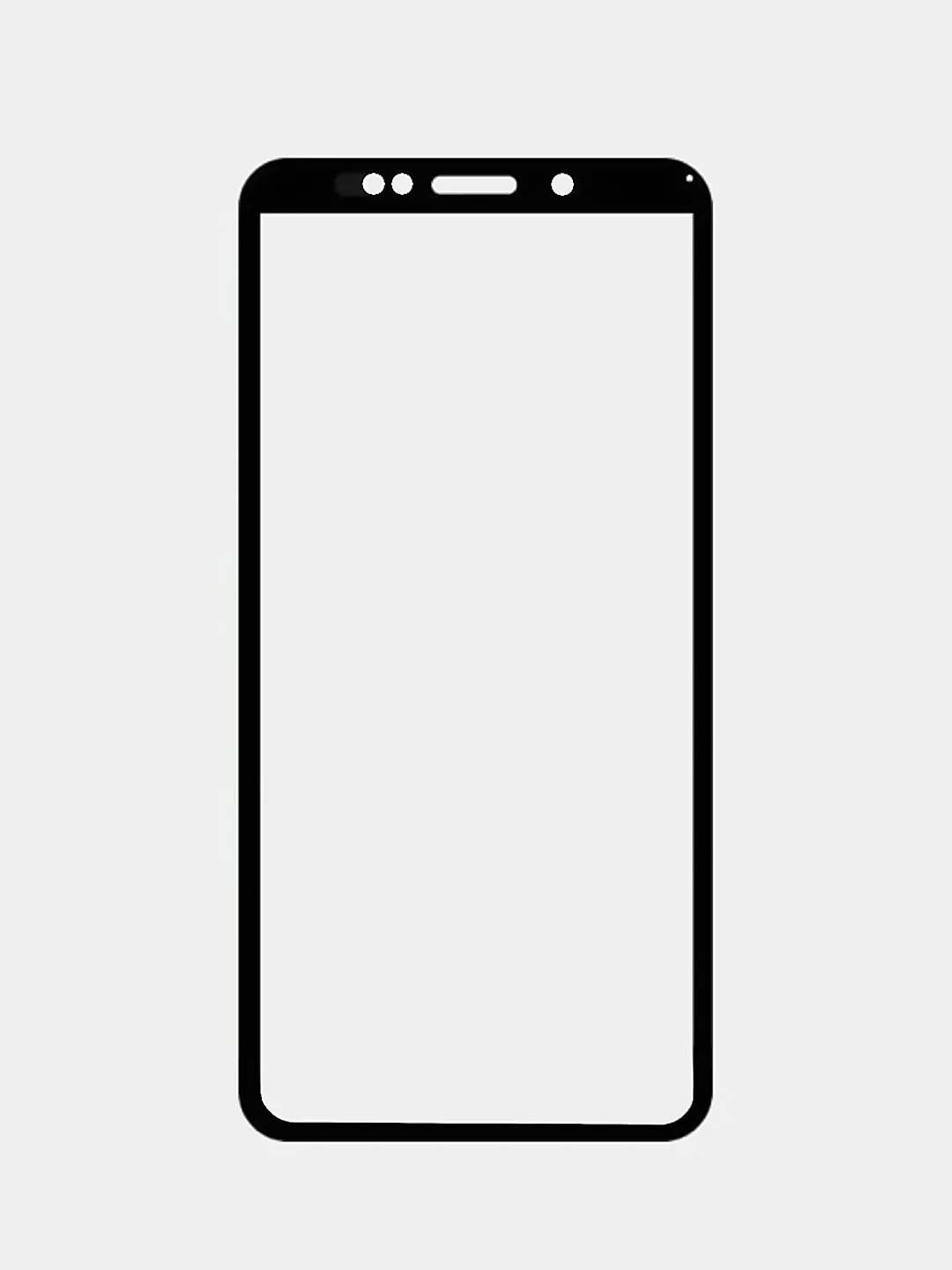 Угольный защитное стекло для Honor 7A, 7A Prime, 7S, Huawei Y5 2018, Y5 Lite, Y5 Prime