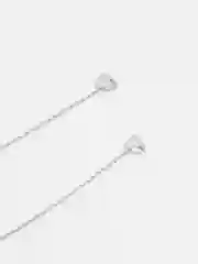 Серебряный серьги висячие протяжки, серьги цепочки
