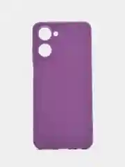 Фиолетовый чехол Realme 10 / Реалми 10, силиконовый, цветной, матовый