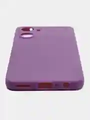 Фиолетовый чехол Realme 10 / Реалми 10, силиконовый, цветной, матовый
