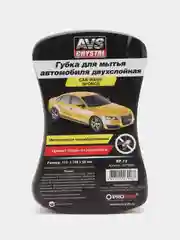 Губка поролоновая AVS, двухслойная, 170 x 108 х 53 мм