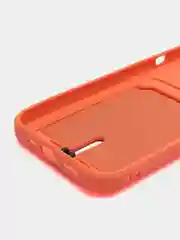 Манго силиконовый чехол для iPhone 14 Pro (Айфон 14 Про), с карманом для карт, чехол на айфон