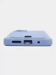 Аметистовый силиконовый чехол для Xiaomi Redmi 10 ( Сяоми Редми 10 ) с карманом для карт