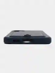Темно-синий силиконовый чехол для Samsung Galaxy S23 Plus, S23+ (Самсунг Галакси С23 Плюс), с карманом