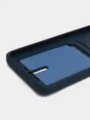 Темно-синий силиконовый чехол для Samsung Galaxy S23 Plus, S23+ (Самсунг Галакси С23 Плюс), с карманом