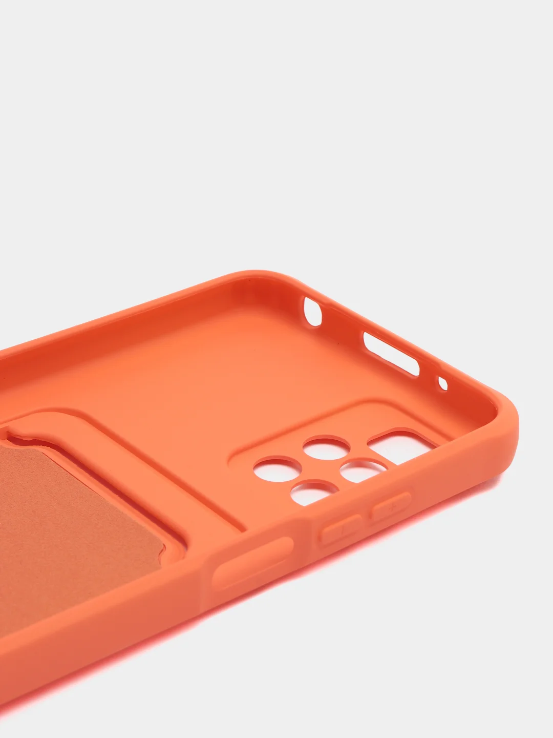 Манго силиконовый чехол для Xiaomi Redmi 10 ( Сяоми Редми 10 ) с карманом для карт