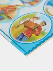 Голубой наклейки пасхальные, с глиттером