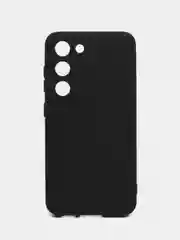 Черный силиконовый чехол для Samsung Galaxy S23, S23 Plus, S23 Ultra, прозрачный