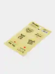 Наклейки для бизнеса Made with love, 9 х 16 см
