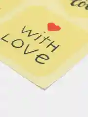 Наклейки для бизнеса Made with love, 9 х 16 см