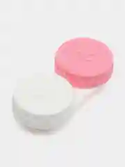 Розовый контейнер для контактных линз