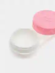Розовый контейнер для контактных линз