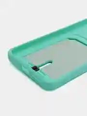 Мятный силиконовый чехол для Xiaomi Redmi 10 ( Сяоми Редми 10 ) с карманом для карт